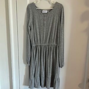Grey long sleeve dress